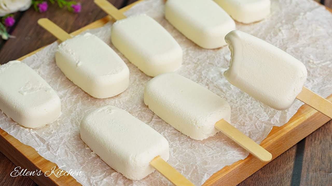 Domácí smetanové nanuky s kondenzovaným mlékem: Jen 2 ingredience a žádný zmrzlinovač