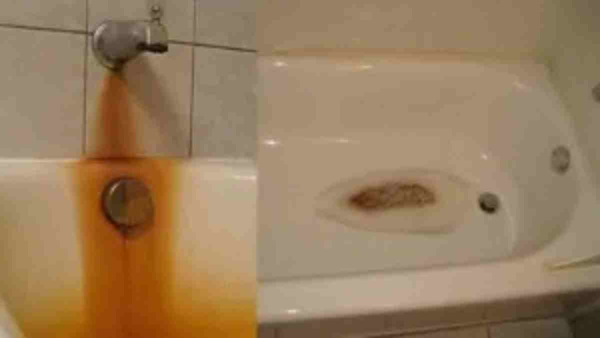 Jak odstranit skvrny od rezavé vody z vany a sprchy?