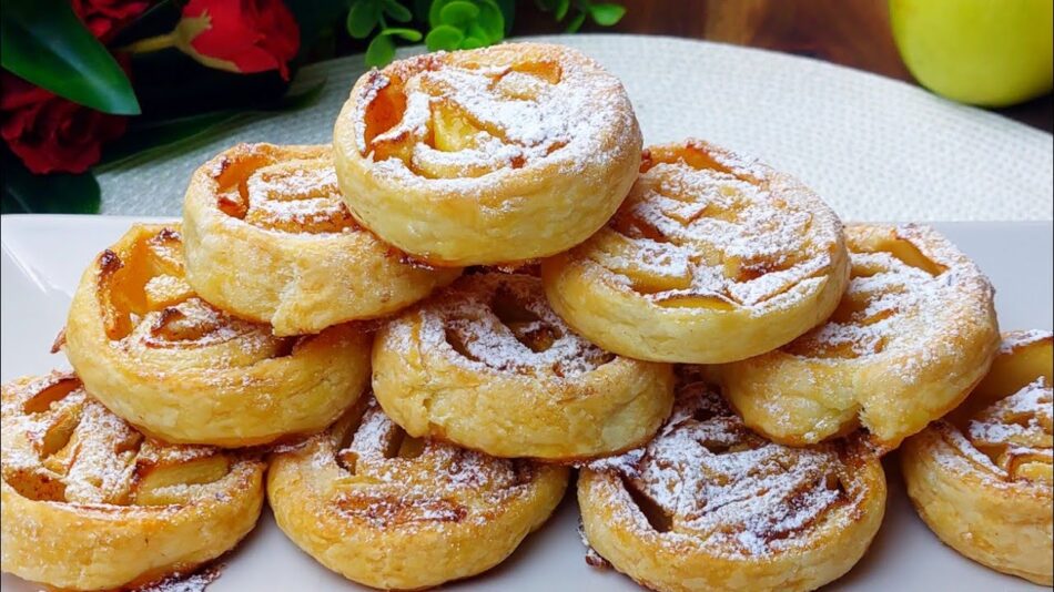 Jednoduchý recept na jablečné šneky z listového těsta – Chutnají skvěle!