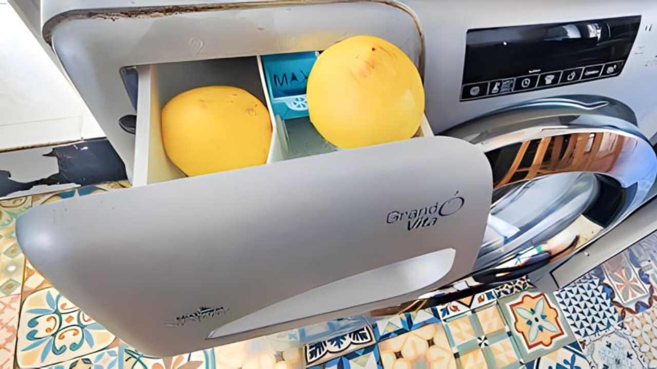 Nakládejte 2 citrony do bubnu pračky: nikdy jste neměli tolik prádla.