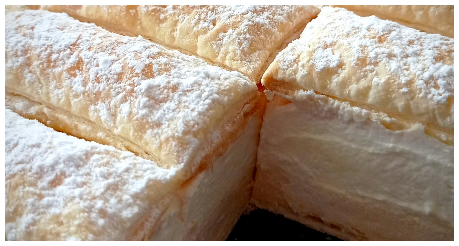 Recept na krémeš – stačí Vám listové těsto a vanilkový pudink