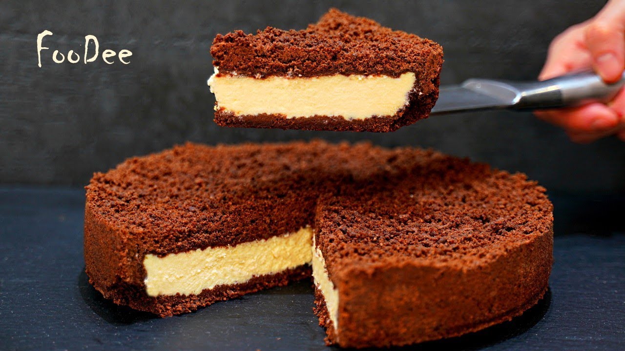 Tvarohový koláč s kakaovou drobenkou – jednoduchý recept na jemný dezert