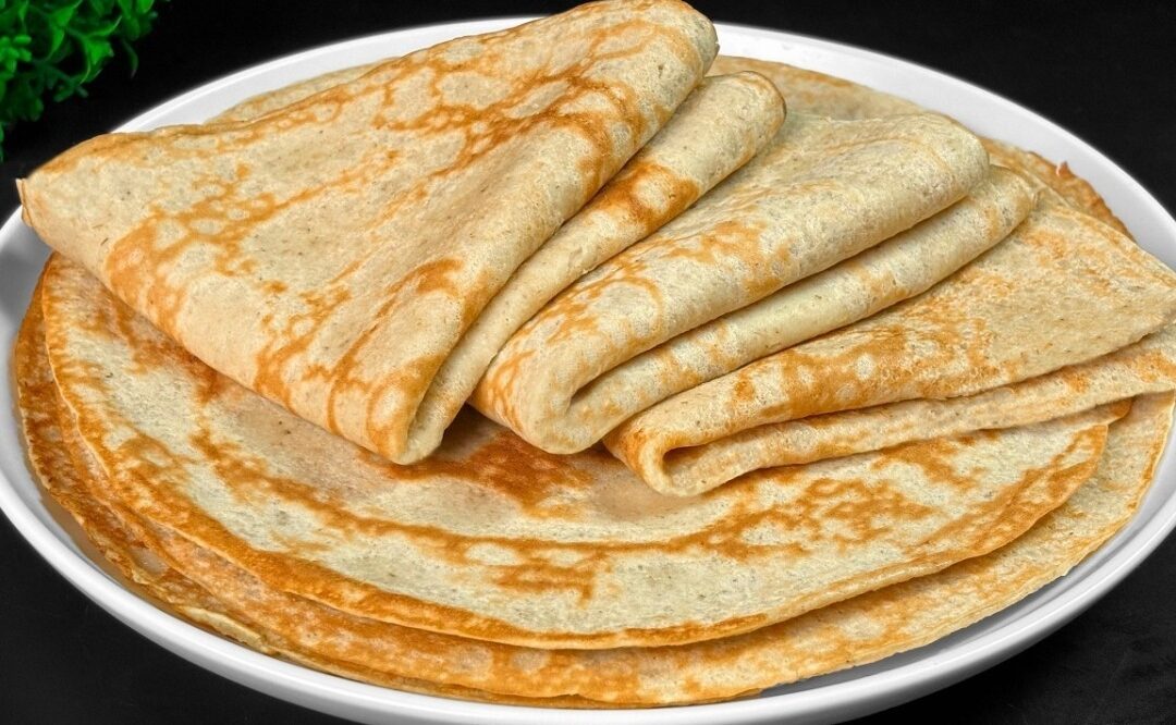 Zdravý recept na ovesné palačinky za 5 minut. Bez cukru. Bez mouky.