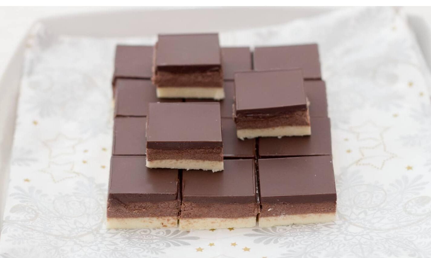 Nepečené nugátové čtverečky – recept na vánoční cukroví