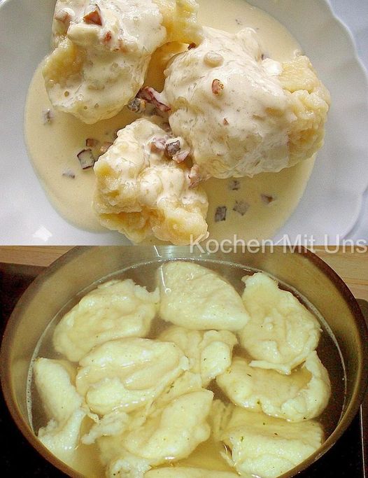 U mě vždycky a každoročně naprostá nutnost: babiččiny moučné knedlíčky, mohl(a) bych je jíst každý den 🥰🥰