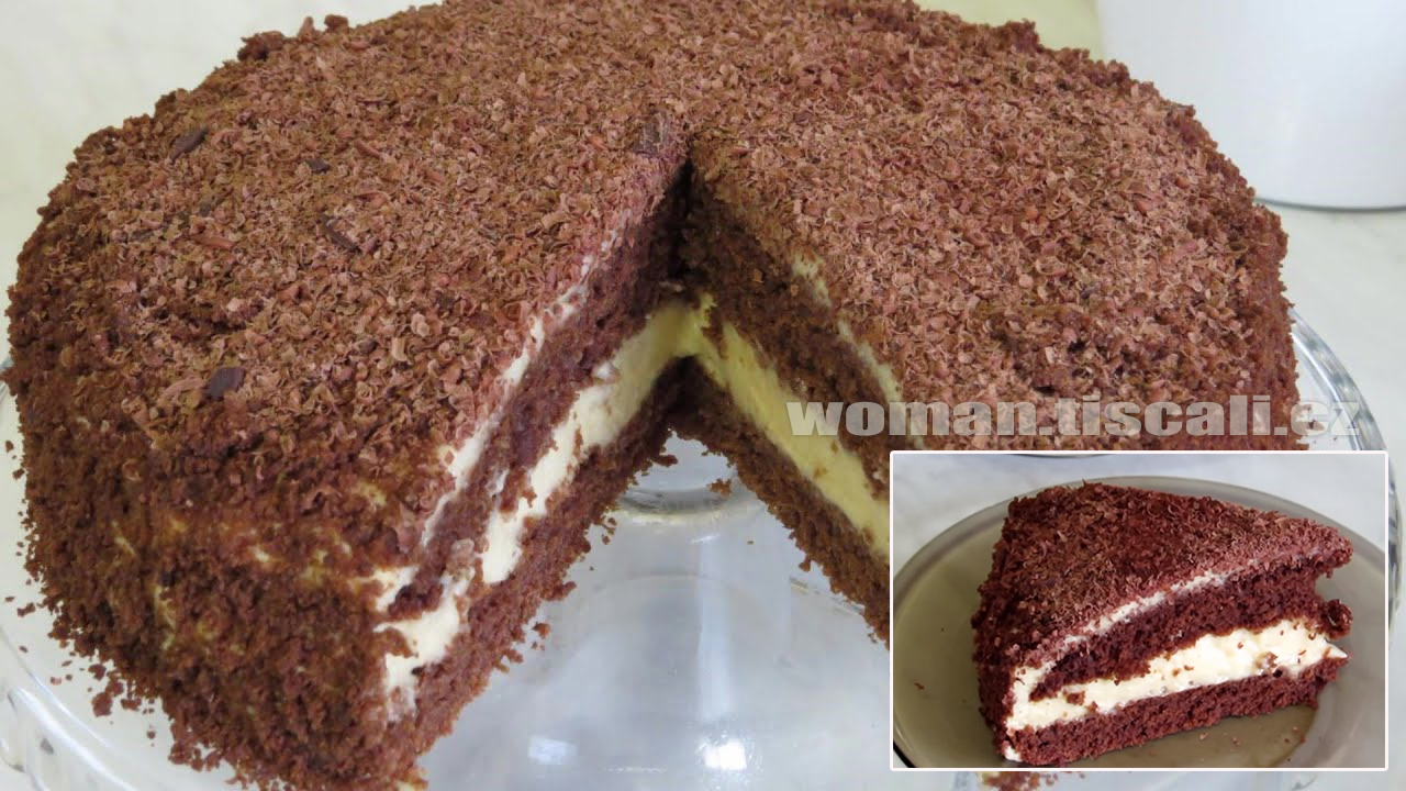 Bleskový kakaový dort s ovocným krémem: Tento dort je super rychlý, super chutná a na krém potřebujete jen 2 suroviny !