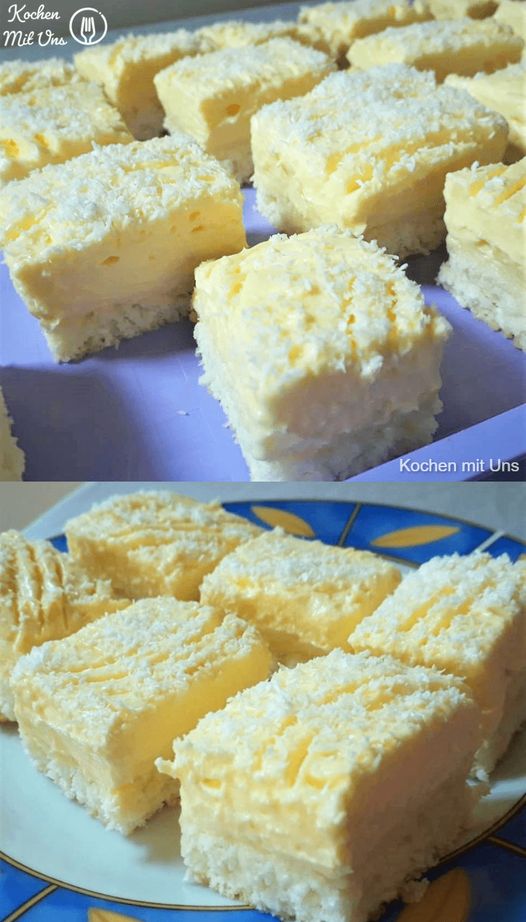 Rychlý kokosový koláč s vanilkovým pudinkem — recept do hrníčku