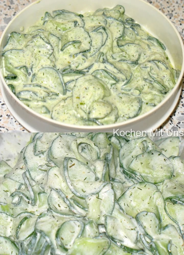 Nejlepší letní salát vůbec! – Okurkový salát s jogurtem za 3 minuty