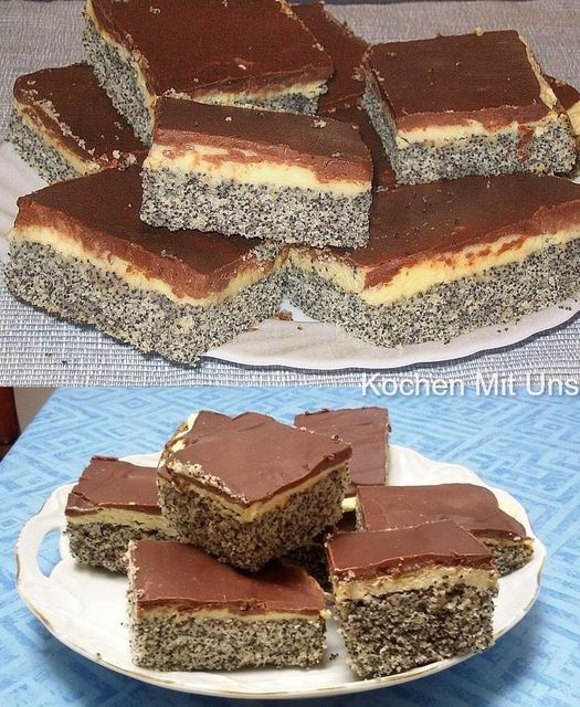 Ten koláč peču pořád dokola! – Makový koláč s vanilkovým krémem