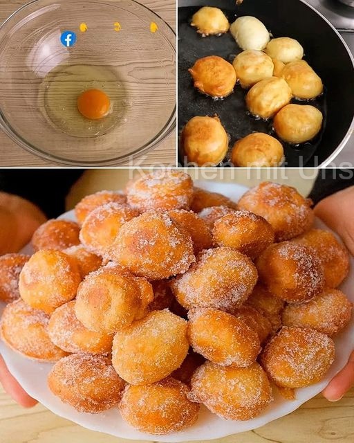 Šílenství – Quarkinis připravené za 5 minut bez dotýkání se těsta. Recept v komentáři.