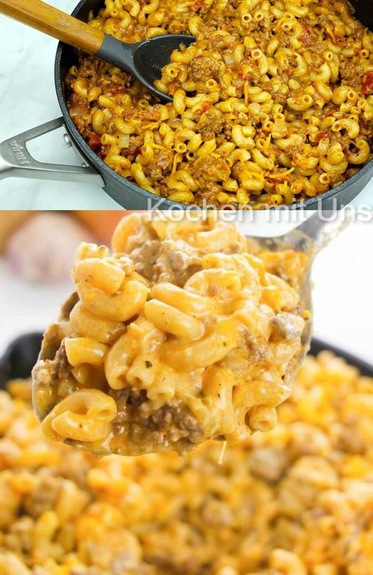 Ta pánev je úžasná – pikantní pánev s mletým masem a nudlemi