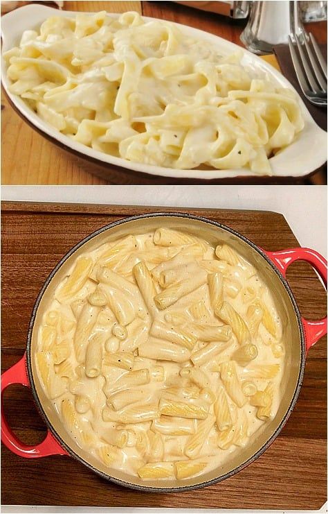 Tyto připravuji pravidelně: těstoviny v krémové česnekovo-sýrové omáčce 殺