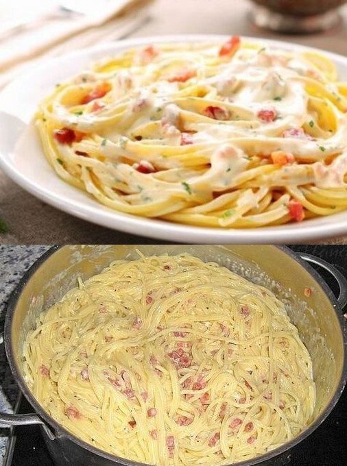 Nejchutnější, kterou jsem kdy jedl, blesková carbonara