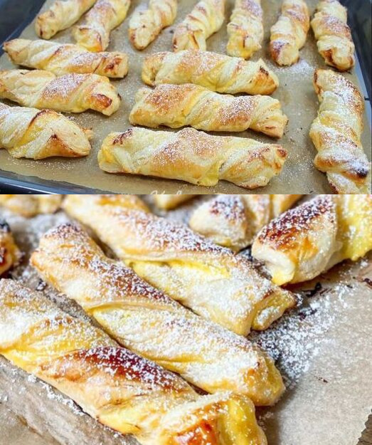 Bombasticky dobré, bleskurychlé tvarohové tyčinky z listového těsta