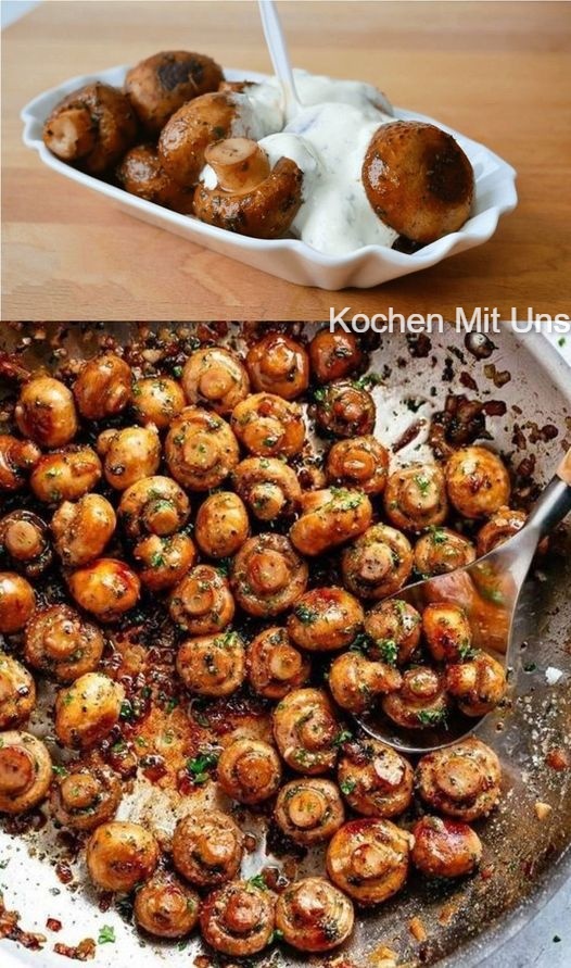 Zmizí v mžiku! – Česnekové žampiony za pár minut