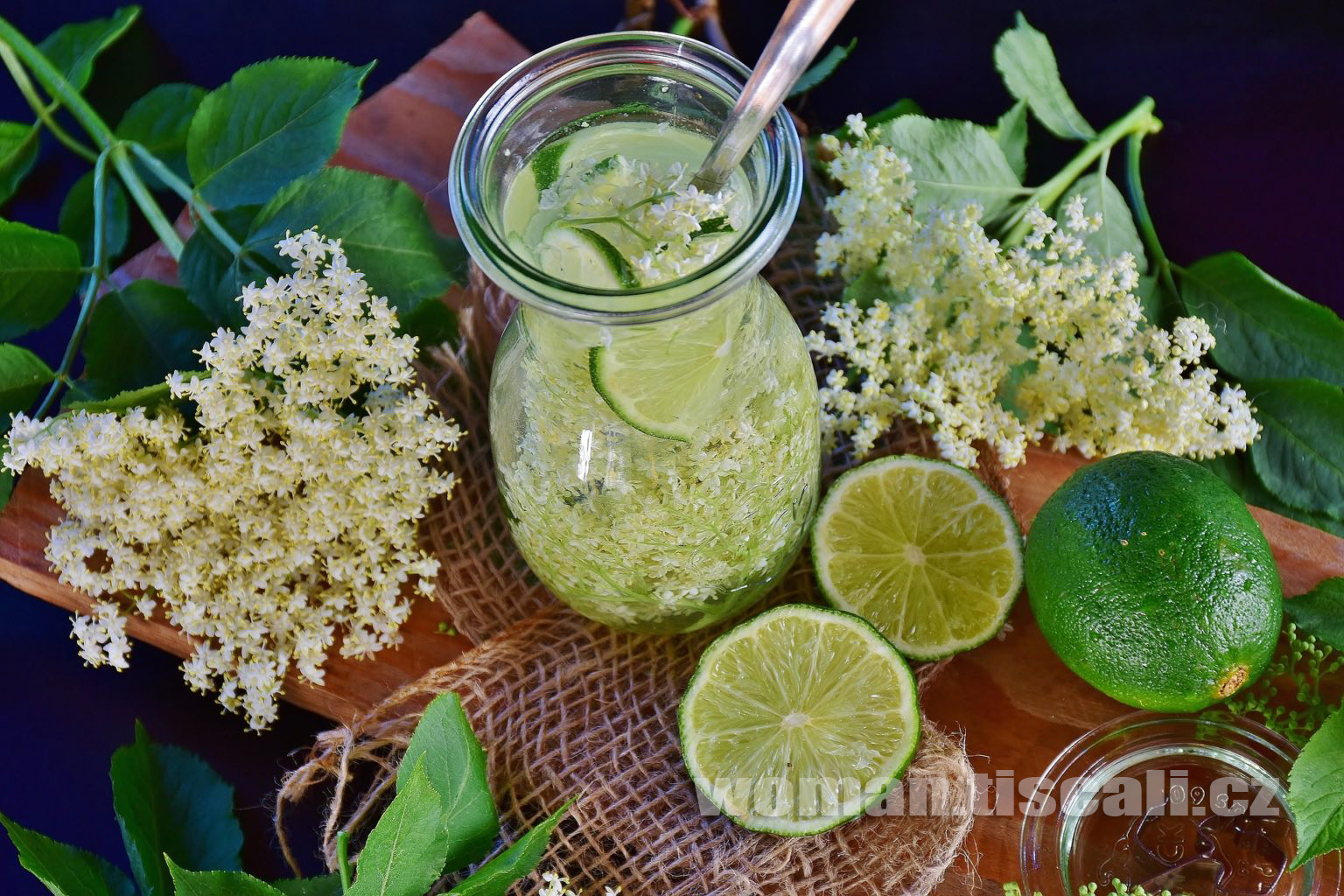 Domácí sirup z bezového květu BEZ CUKRU !