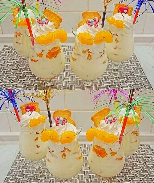 Skutečný sen, vánoční mandarinkové tiramisu za 5 minut