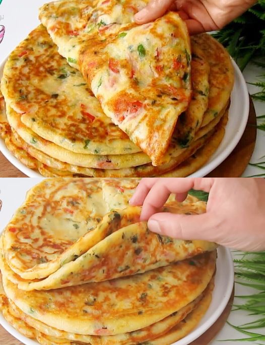 Fantastické česnekové palačinky se sýrem za 5 minut