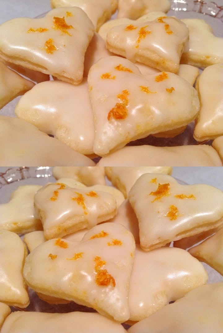 Fantastická srdíčka ze zakysané smetany a pomerančů, recept v komentáři níže 殺