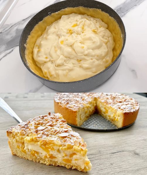 Fantastický broskvový dort se šlehačkou, který je návykový