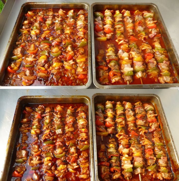 Fantastický šašlik s domácí šašlikovou omáčkou