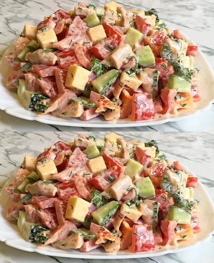 Fantastický letní salát připravený za pouhých 5 minut