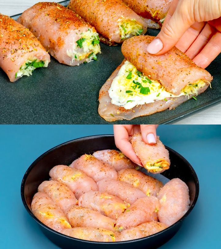 Kuřecí rolky se sýrem, které miluje každý, jen ze 4 surovin!