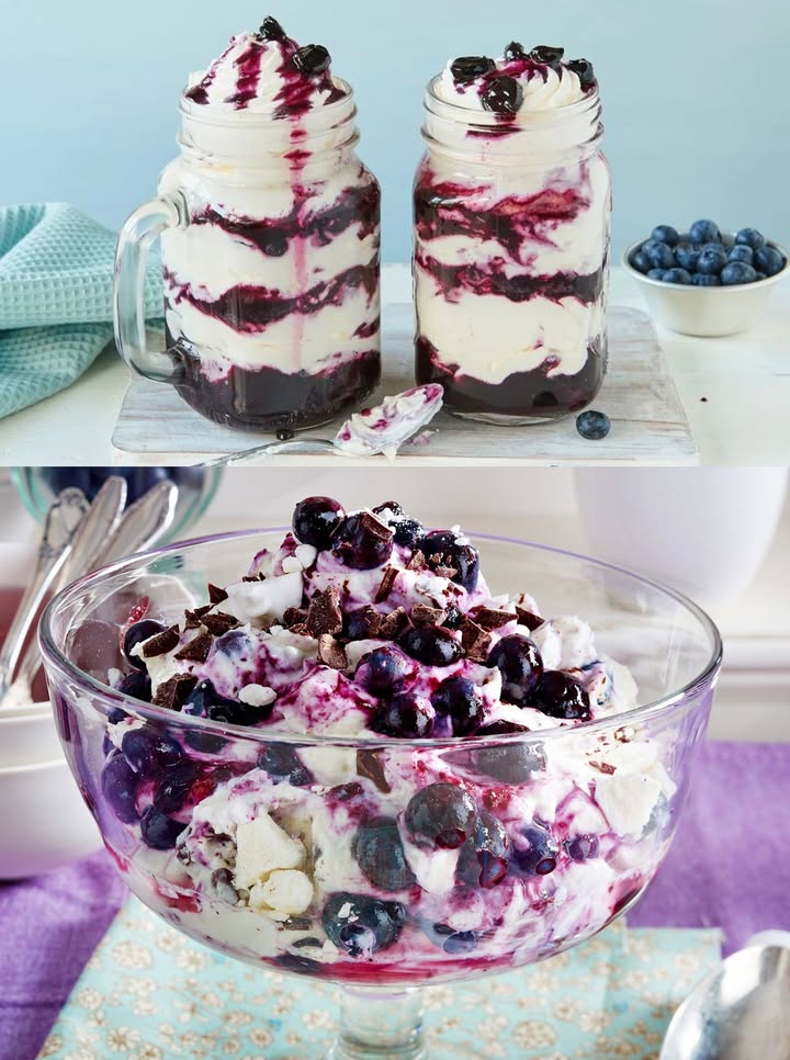 Borůvkový mascarpone sen — tak lahodný