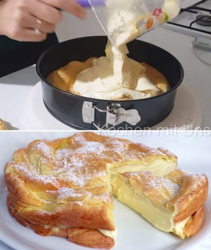 Peču ho 2x týdně, polský větrníkový dort