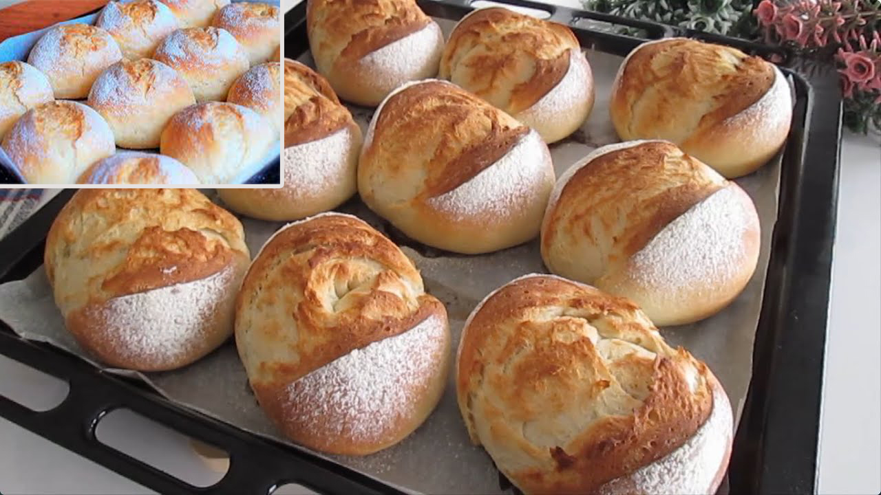 Jednoduché, levné a dokonale křupavé hrnkové housky. Chutnají jako od pekaře !