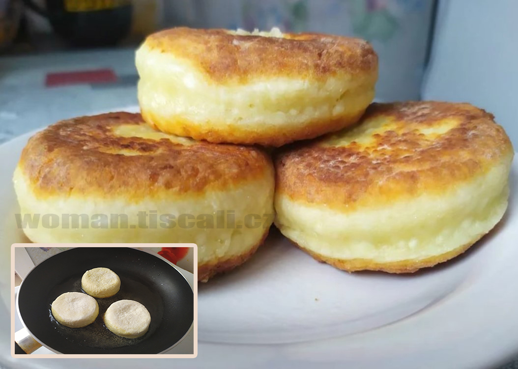 Jemné tvarohové lívance z pánve: Žádná mouka, kypřící prášek, ani soda bikarbona a přesto jsou krásné nafouknuté !
