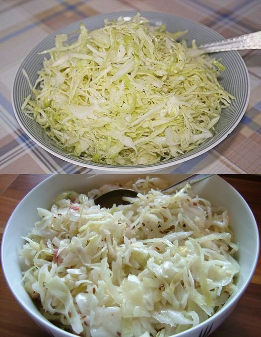 Zelný salát chutná opravdu jako v řecké restauraci