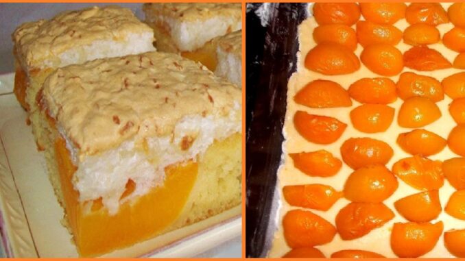 Lahodné, nadýchané a ovocné: Vyzkoušejte meruňkové kostky jako z cukrárny!