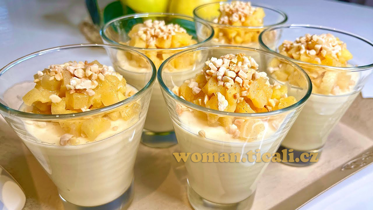 Luxusní jablkové poháry: Minimum času, jen pár surovin a máte bombastický dezert, který všem vyrazí dech !