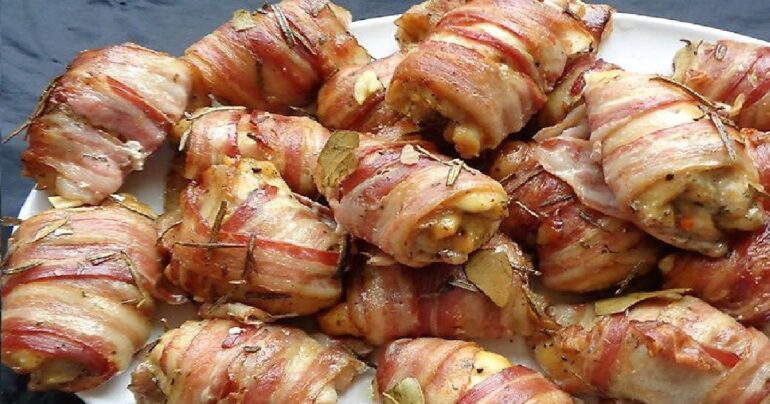 Rolované kuřecí masíčko se slaninkou: Poklad rodinné knihy receptů!