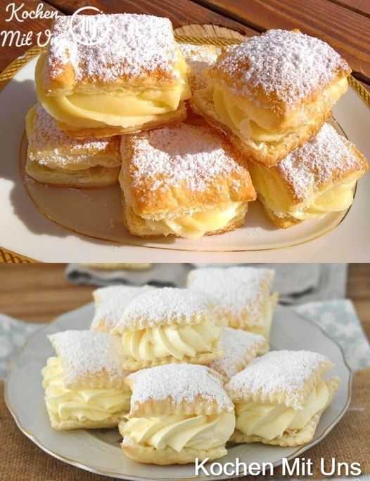 Chutná fantasticky! – Vanilkový krémový pudink v listovém těstě pouze ze 4 surovin