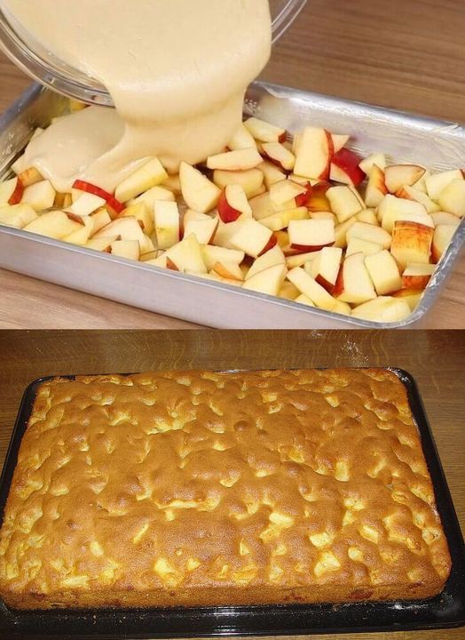 Taje v ústech, rychlý jablečný koláč za 5 minut