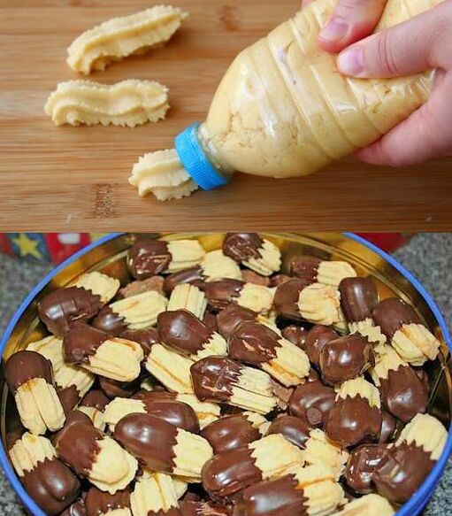 Spritzové cukroví, tak jste to ještě nikdy nedělali