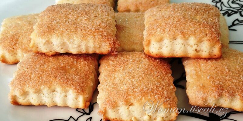 Stačí jen 30 minut a máš hotovo: Rychlé a křehoučké domácí SUŠENKY ze zakysané smetany !