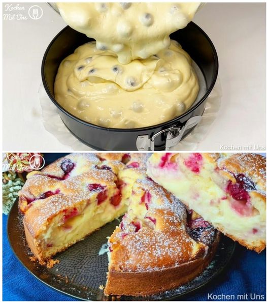 Návykový faktor 100, je to návykové! – Rychlý třešňový koláč s vanilkovým pudinkem