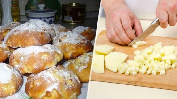 Tyto fantastické jablkové housky jsou hotové za 15 minut, ideální ke kávě či čaji !