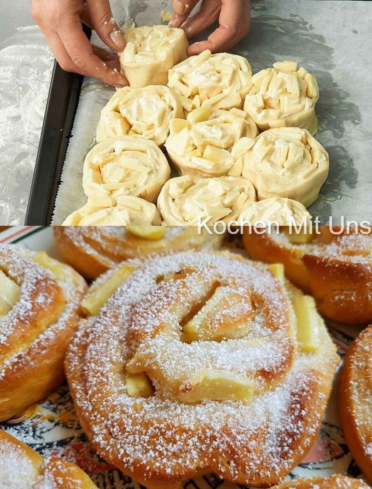 A ještě mnohem lepší! – Jablečné šneky se skořicovým cukrem jako z pekárny