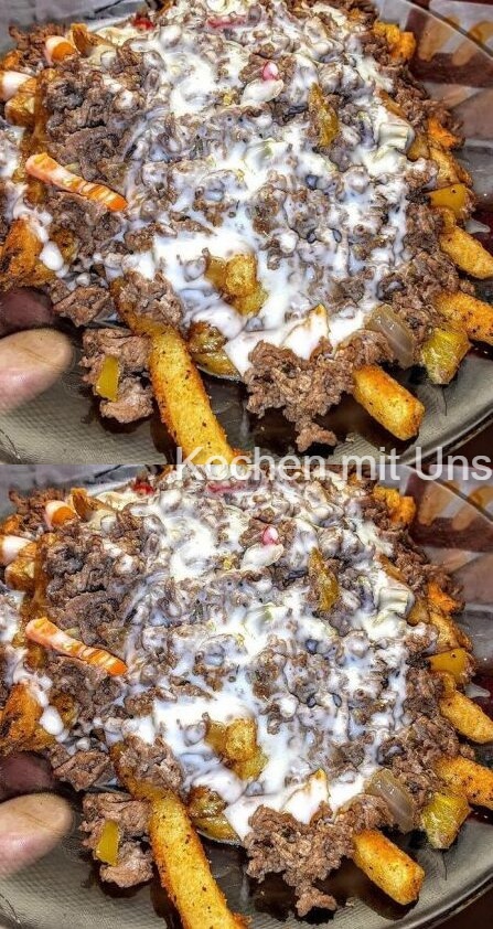 Jak to miluju, mňam! – Sýrové hranolky s mletým masem, na zasytění