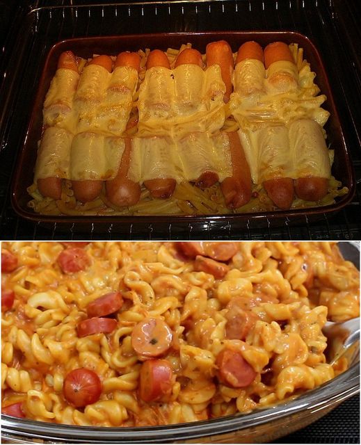 Jak mňam… a extrémně syté makarony s párky