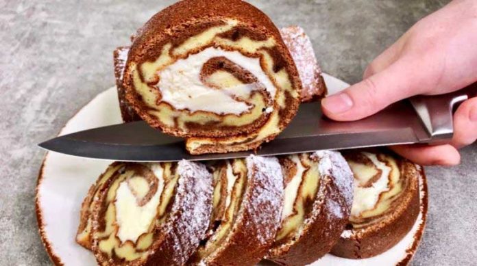 Zebra roláda s jemným krémem – dezert, který budete připravovat každý víkend!