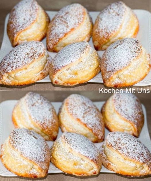 K zbláznění dobré! – Tvarohové taštičky plněné vanilkovým pudinkem