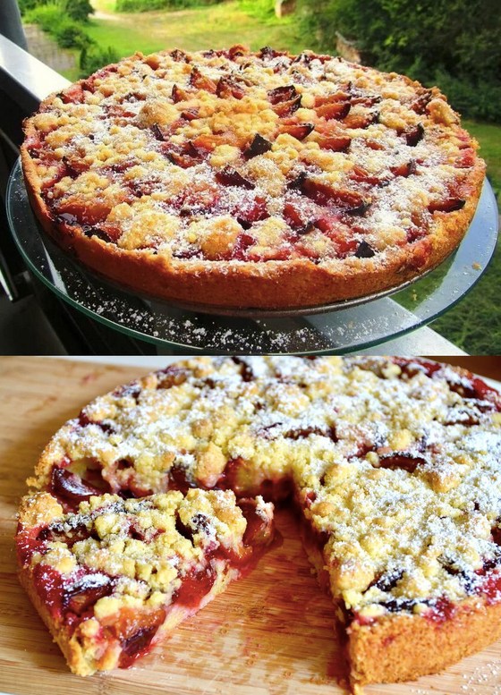 Švestkový koláč, k olíznutí prstů