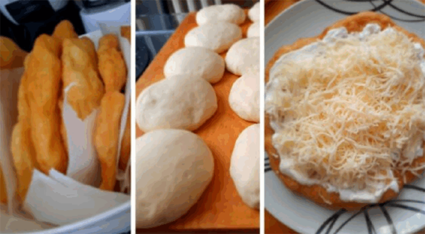 Kefírové langoše – nadýchané těsto, které vydrží v chladničce několik dní