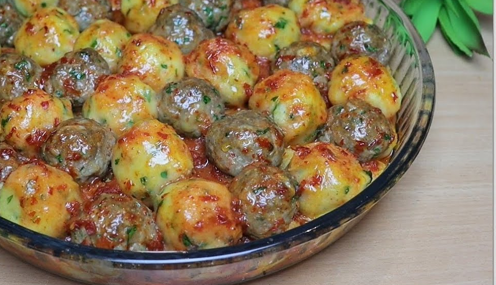 Nejchutnější oběd z mletého masa ! Masové kuličky pečené v troubě. Jednoduchá a rychlá příprava