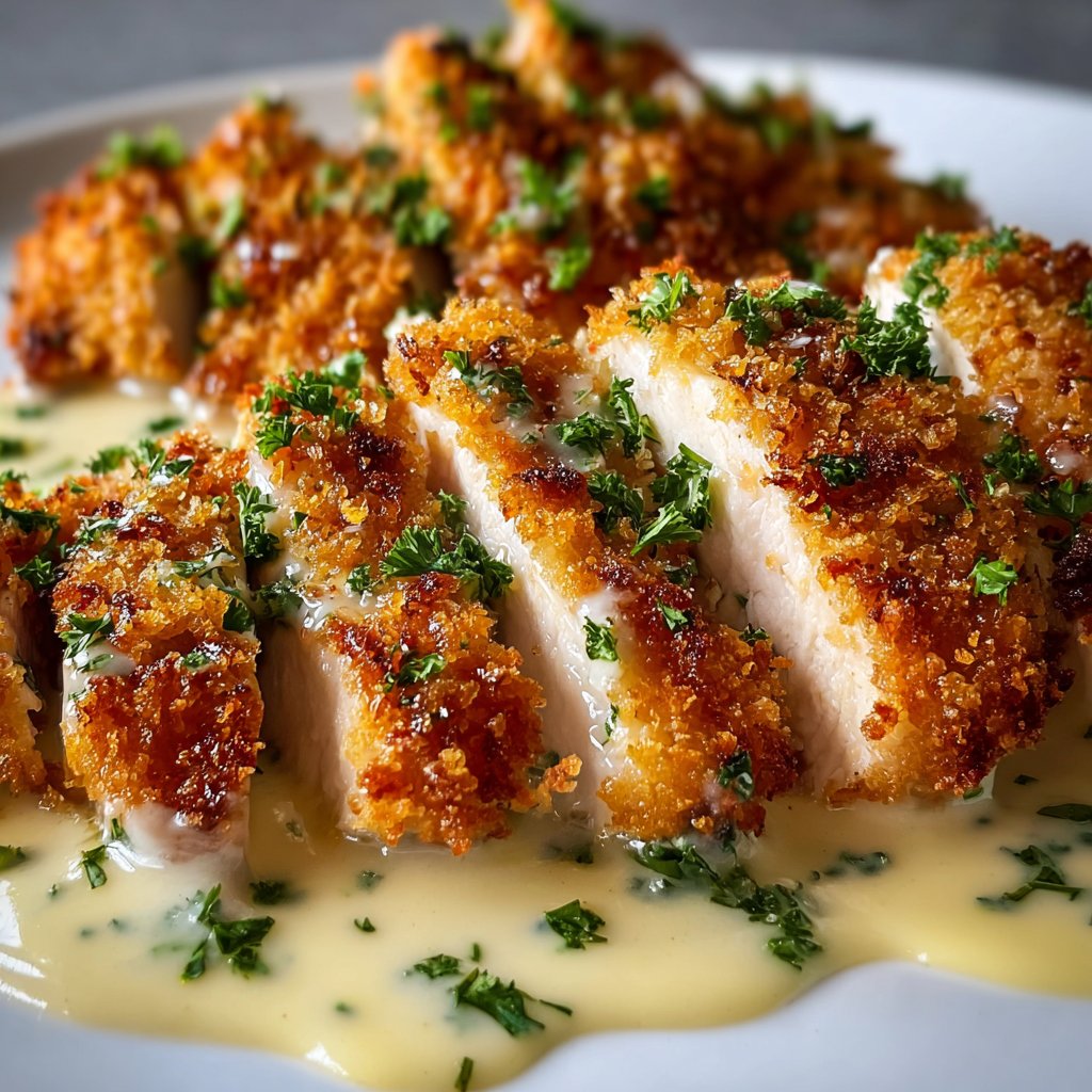 Kuře v česnekovo-parmazánové kůrce